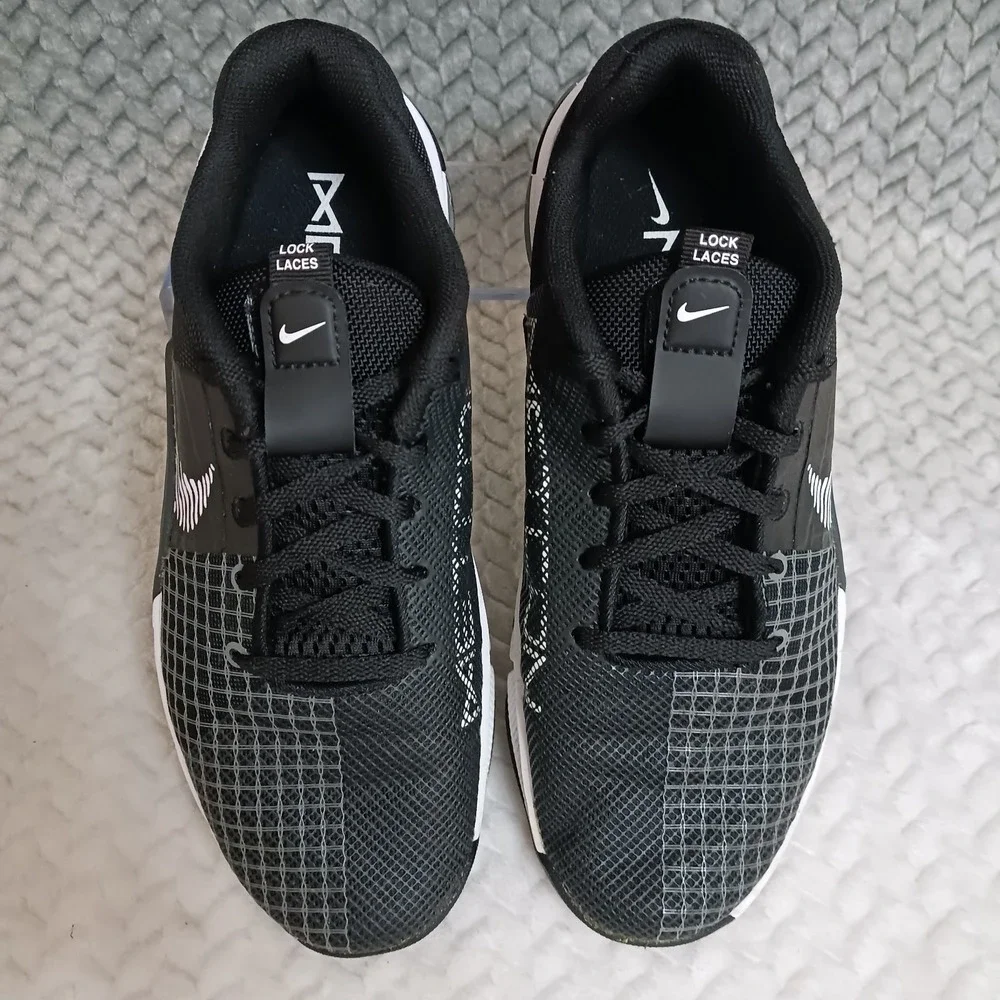 Nike Metcon 8 Black Dark Smoke Grey Women's Workout Cross Training Shoes Size 7